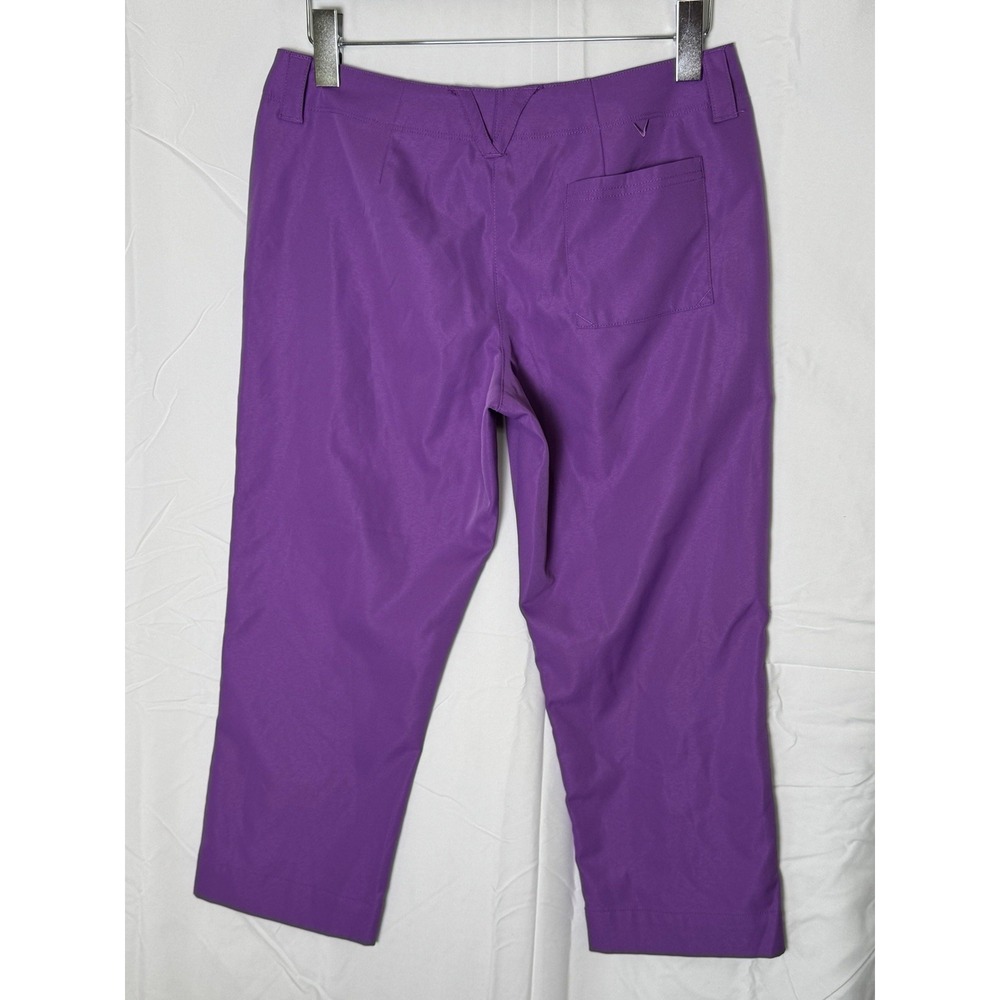 Women's Purple Callaway Golf Capris - Picture 2 of 3